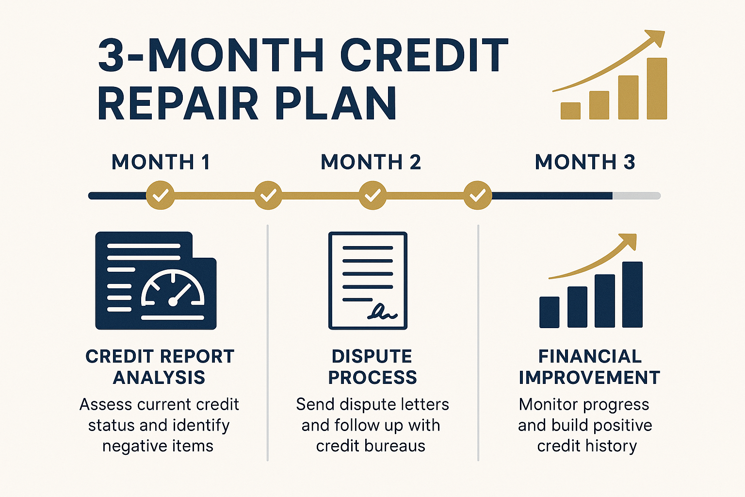 3-Month Credit Repair Plan