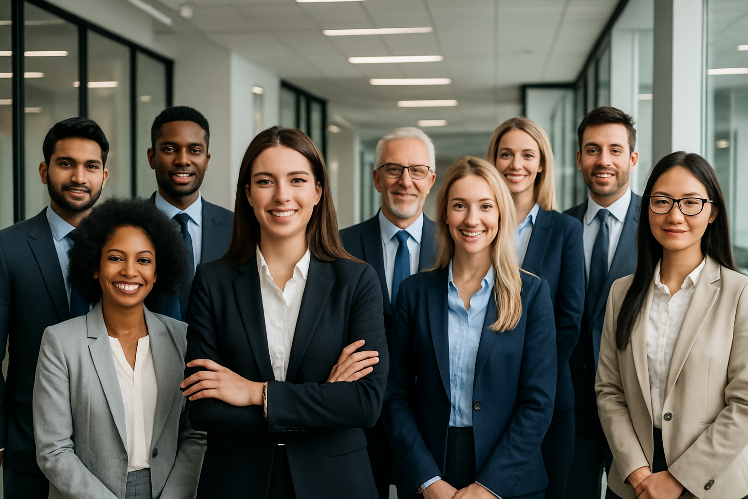 professional group of people